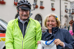 Kraków powitał uczestników rowerowej akcji charytatywnej „Bike Convoy for Ukraine"
