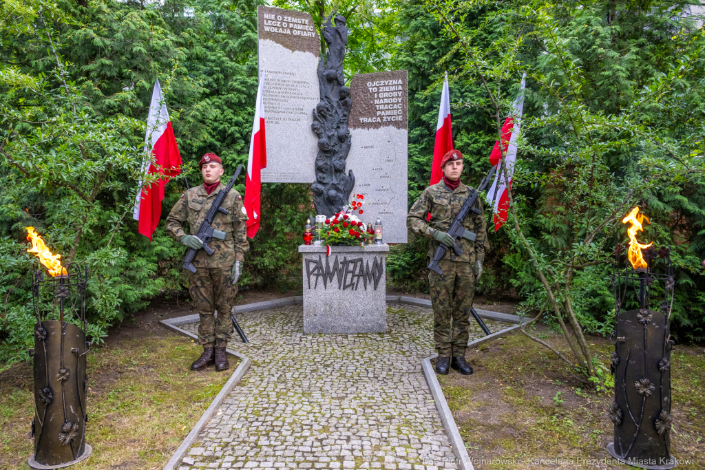 uroczystość, Cmentarz Rakowicki, obchody, święto, Narodowy Dzień Pamięci, ludobójstwo  Autor: P. Wojnarowski