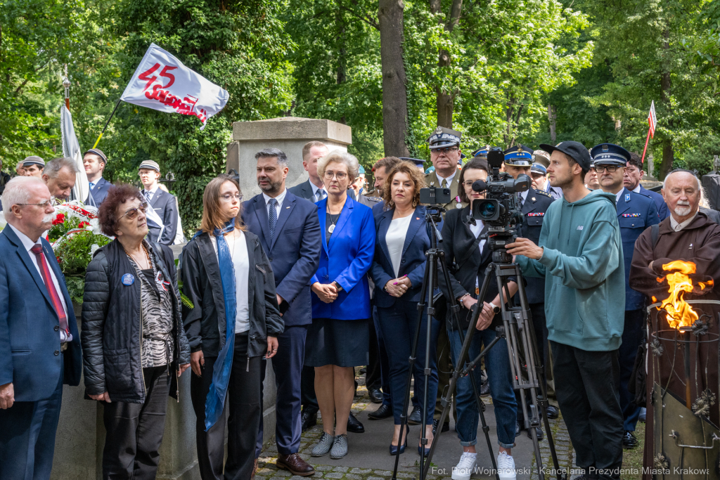 uroczystość, Cmentarz Rakowicki, obchody, święto, Narodowy Dzień Pamięci, ludobójstwo  Autor: P. Wojnarowski