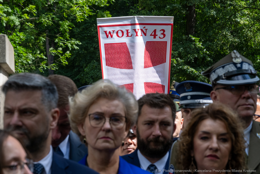 uroczystość, Cmentarz Rakowicki, obchody, święto, Narodowy Dzień Pamięci, ludobójstwo  Autor: P. Wojnarowski