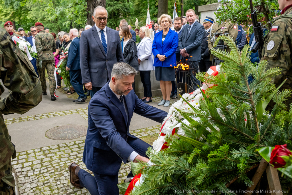 uroczystość, Cmentarz Rakowicki, obchody, święto, Narodowy Dzień Pamięci, ludobójstwo  Autor: P. Wojnarowski
