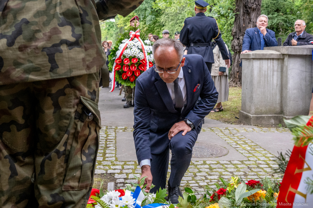 uroczystość, Cmentarz Rakowicki, obchody, święto, Narodowy Dzień Pamięci, ludobójstwo  Autor: P. Wojnarowski