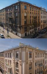 kamienica zbk batorego 2.jpg-Kamienica przy ul. Batorego 2 po renowacji