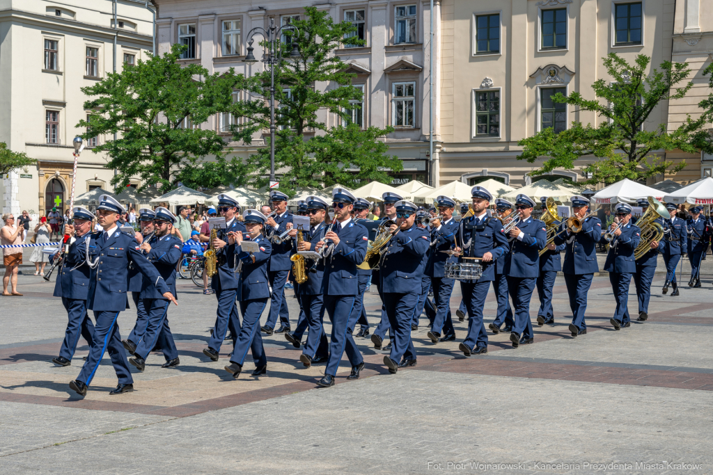 policja, święto, Rynek Główny, Kraków, Miszalski, Honoris Gratia, 2025, Fryczek  Autor: P. Wojnarowski
