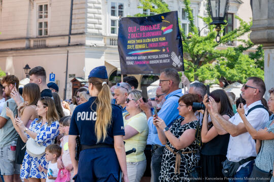 policja, święto, Rynek Główny, Kraków, Miszalski, Honoris Gratia, 2025, Fryczek