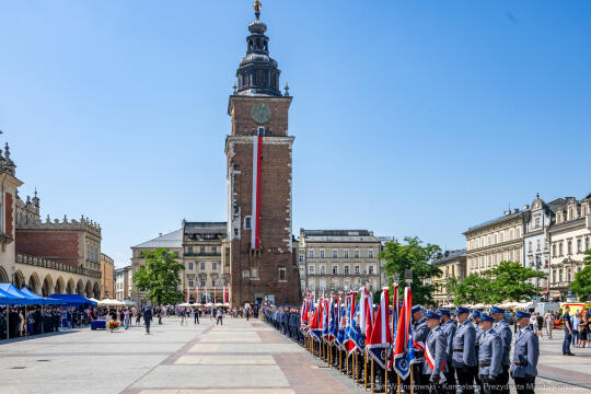 policja, święto, Rynek Główny, Kraków, Miszalski, Honoris Gratia, 2025, Fryczek