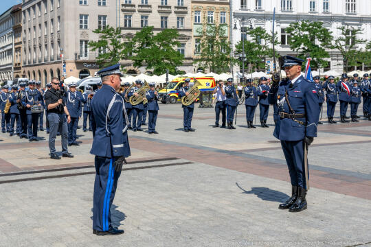 policja, święto, Rynek Główny, Kraków, Miszalski, Honoris Gratia, 2025, Fryczek