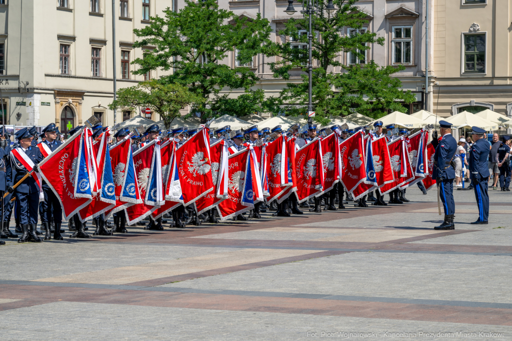 policja, święto, Rynek Główny, Kraków, Miszalski, Honoris Gratia, 2025, Fryczek  Autor: P. Wojnarowski