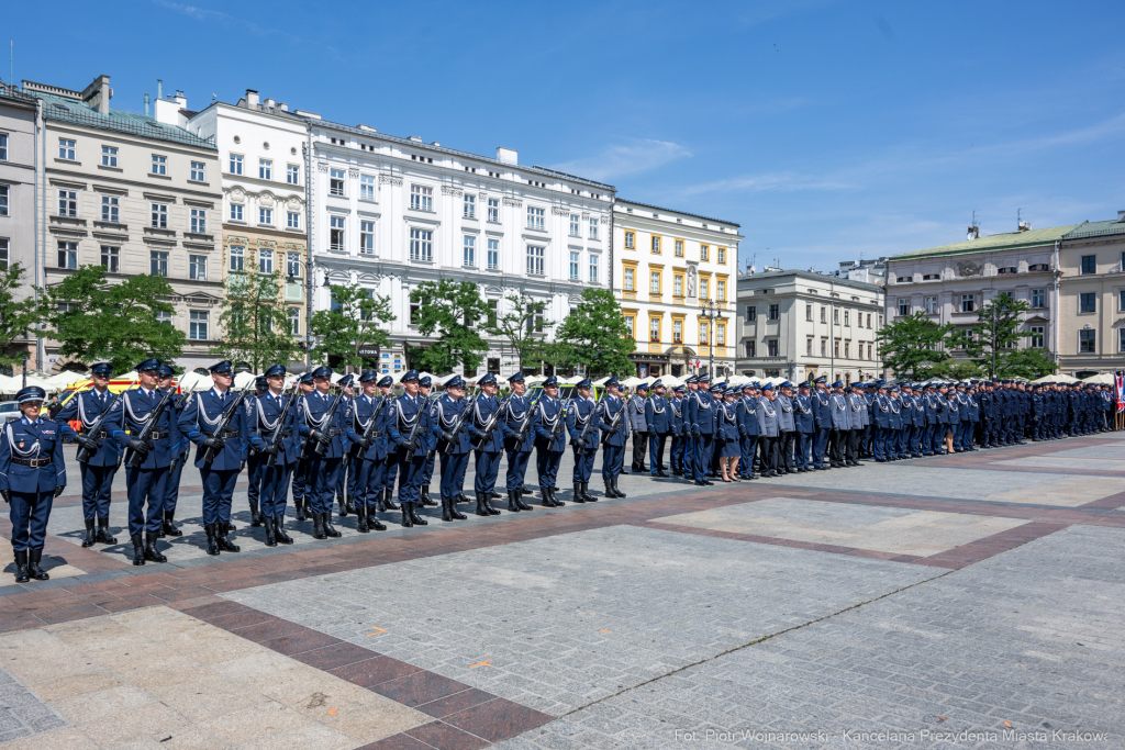 policja, święto, Rynek Główny, Kraków, Miszalski, Honoris Gratia, 2025, Fryczek  Autor: P. Wojnarowski