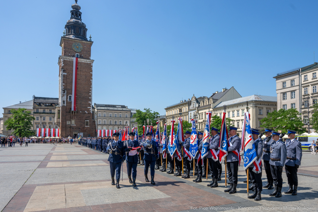 policja, święto, Rynek Główny, Kraków, Miszalski, Honoris Gratia, 2025, Fryczek  Autor: P. Wojnarowski