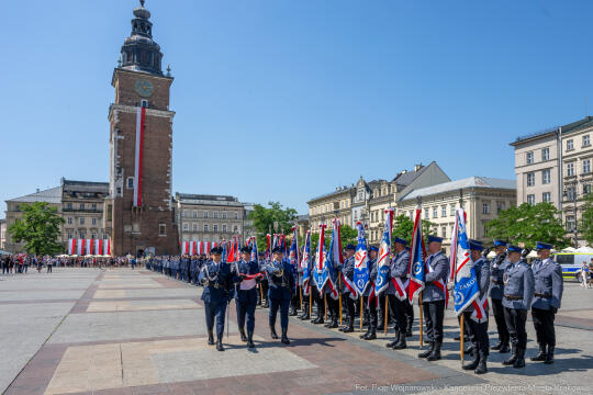 policja, święto, Rynek Główny, Kraków, Miszalski, Honoris Gratia, 2025, Fryczek
