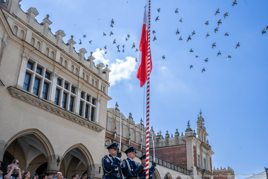 policja, święto, Rynek Główny, Kraków, Miszalski, Honoris Gratia, 2025, Fryczek  Autor: P. Wojnarowski