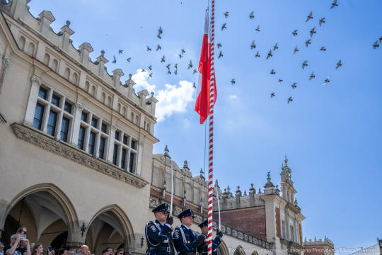 policja, święto, Rynek Główny, Kraków, Miszalski, Honoris Gratia, 2025, Fryczek