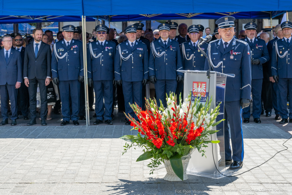 policja, święto, Rynek Główny, Kraków, Miszalski, Honoris Gratia, 2025, Fryczek  Autor: P. Wojnarowski