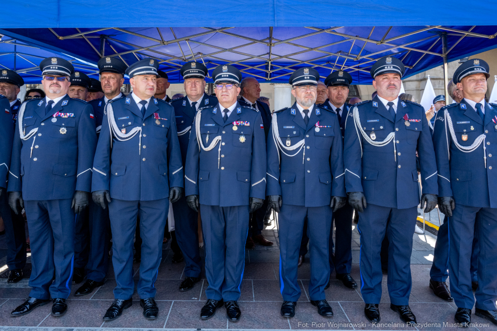 policja, święto, Rynek Główny, Kraków, Miszalski, Honoris Gratia, 2025, Fryczek  Autor: P. Wojnarowski