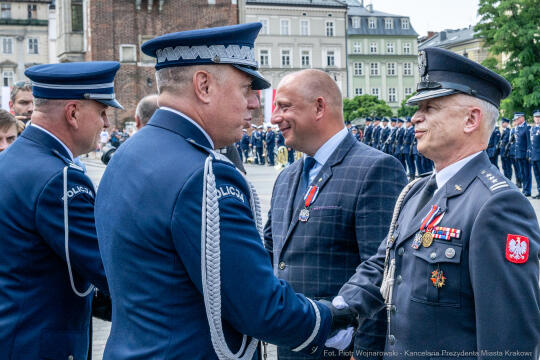 policja, święto, Rynek Główny, Kraków, Miszalski, Honoris Gratia, 2025, Fryczek