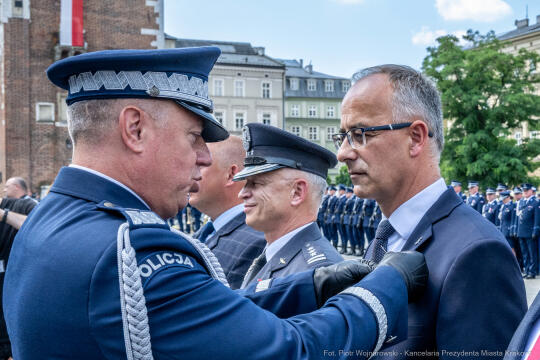 policja, święto, Rynek Główny, Kraków, Miszalski, Honoris Gratia, 2025, Fryczek
