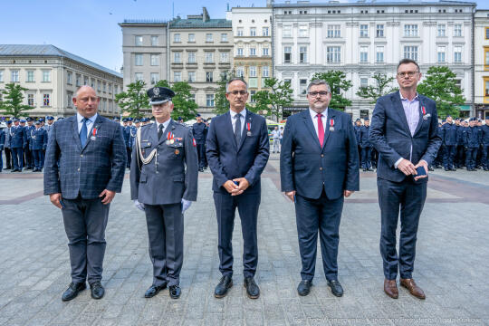 policja, święto, Rynek Główny, Kraków, Miszalski, Honoris Gratia, 2025, Fryczek