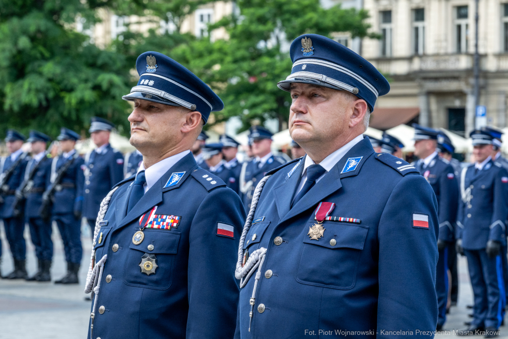 policja, święto, Rynek Główny, Kraków, Miszalski, Honoris Gratia, 2025, Fryczek  Autor: P. Wojnarowski