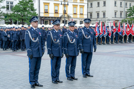 policja, święto, Rynek Główny, Kraków, Miszalski, Honoris Gratia, 2025, Fryczek