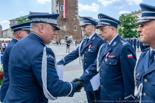 policja, święto, Rynek Główny, Kraków, Miszalski, Honoris Gratia, 2025, Fryczek