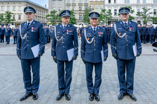 policja, święto, Rynek Główny, Kraków, Miszalski, Honoris Gratia, 2025, Fryczek