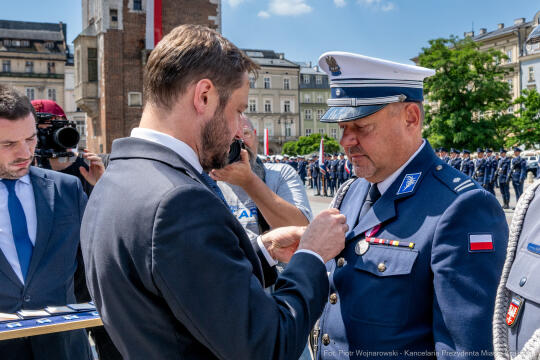 policja, święto, Rynek Główny, Kraków, Miszalski, Honoris Gratia, 2025, Fryczek