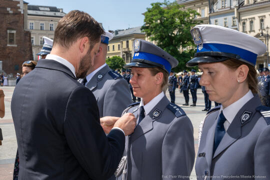 policja, święto, Rynek Główny, Kraków, Miszalski, Honoris Gratia, 2025, Fryczek