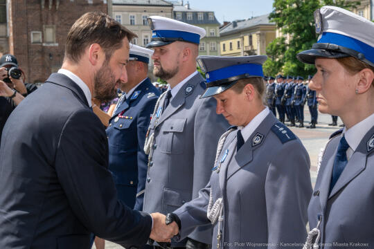 policja, święto, Rynek Główny, Kraków, Miszalski, Honoris Gratia, 2025, Fryczek
