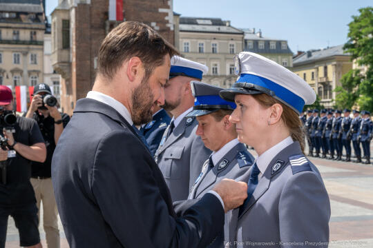 policja, święto, Rynek Główny, Kraków, Miszalski, Honoris Gratia, 2025, Fryczek