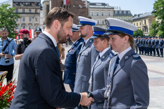 policja, święto, Rynek Główny, Kraków, Miszalski, Honoris Gratia, 2025, Fryczek