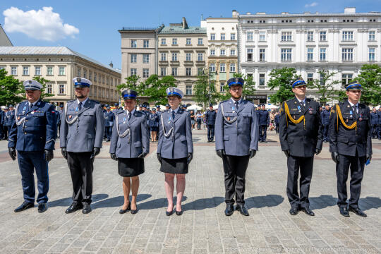 policja, święto, Rynek Główny, Kraków, Miszalski, Honoris Gratia, 2025, Fryczek