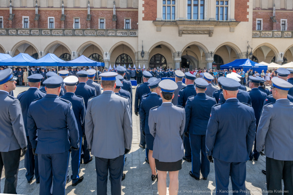 policja, święto, Rynek Główny, Kraków, Miszalski, Honoris Gratia, 2025, Fryczek  Autor: P. Wojnarowski