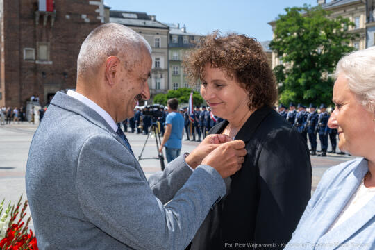 policja, święto, Rynek Główny, Kraków, Miszalski, Honoris Gratia, 2025, Fryczek
