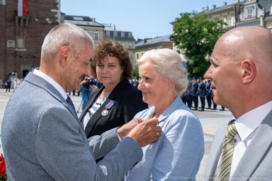 policja, święto, Rynek Główny, Kraków, Miszalski, Honoris Gratia, 2025, Fryczek