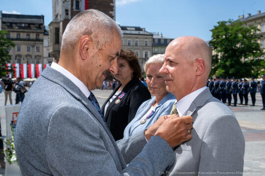 policja, święto, Rynek Główny, Kraków, Miszalski, Honoris Gratia, 2025, Fryczek