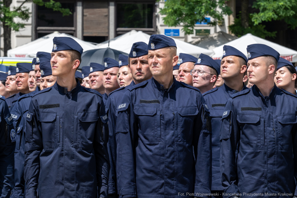 policja, święto, Rynek Główny, Kraków, Miszalski, Honoris Gratia, 2025, Fryczek  Autor: P. Wojnarowski