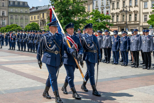 policja, święto, Rynek Główny, Kraków, Miszalski, Honoris Gratia, 2025, Fryczek