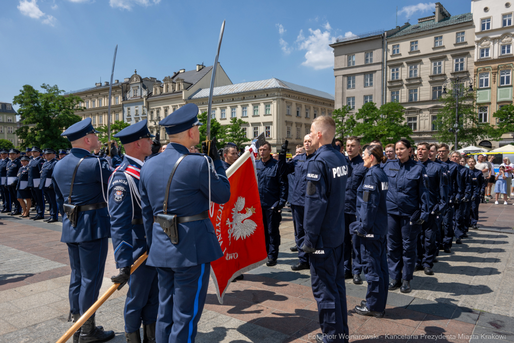 policja, święto, Rynek Główny, Kraków, Miszalski, Honoris Gratia, 2025, Fryczek  Autor: P. Wojnarowski