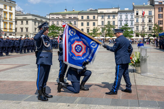 policja, święto, Rynek Główny, Kraków, Miszalski, Honoris Gratia, 2025, Fryczek