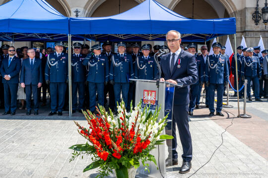 policja, święto, Rynek Główny, Kraków, Miszalski, Honoris Gratia, 2025, Fryczek
