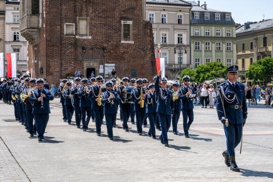 policja, święto, Rynek Główny, Kraków, Miszalski, Honoris Gratia, 2025, Fryczek