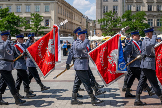policja, święto, Rynek Główny, Kraków, Miszalski, Honoris Gratia, 2025, Fryczek