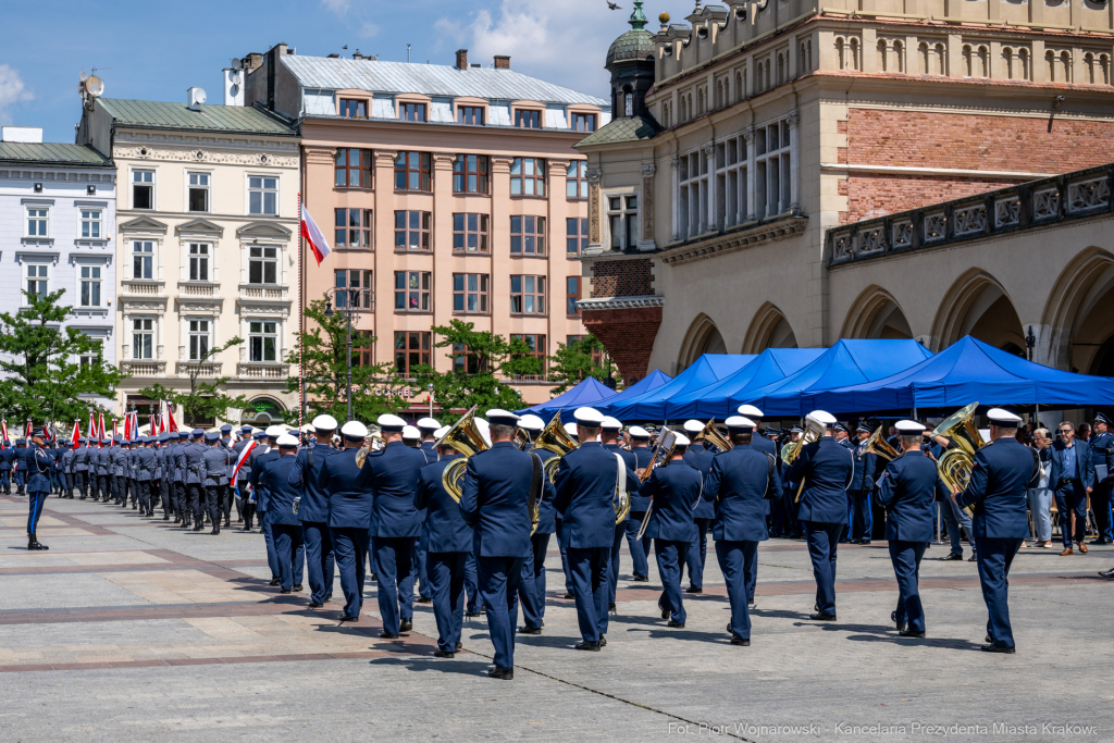 policja, święto, Rynek Główny, Kraków, Miszalski, Honoris Gratia, 2025, Fryczek  Autor: P. Wojnarowski