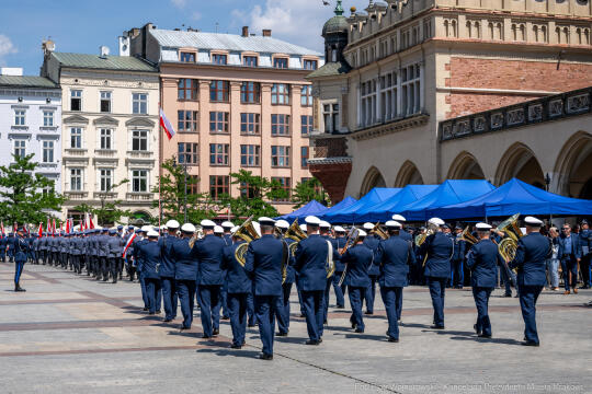 policja, święto, Rynek Główny, Kraków, Miszalski, Honoris Gratia, 2025, Fryczek