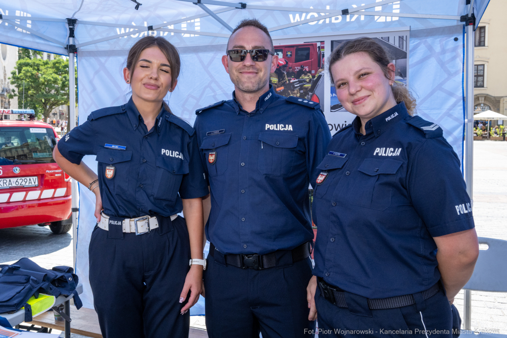 policja, święto, Rynek Główny, Kraków, Miszalski, Honoris Gratia, 2025, Fryczek  Autor: P. Wojnarowski