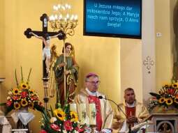 Jubileuszowy Odpust św. Anny w Domu Pomocy Społecznej im. Ludwika i Anny Helclów w Krakowie.
