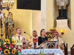 Jubileuszowy Odpust św. Anny w Domu Pomocy Społecznej im. Ludwika i Anny Helclów w Krakowie.