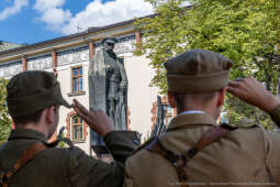 PW_544_008_fot. Piotr Wojnarowski.jpg-Kadrówka, marsz, Pierwsza Kadrowa, Piłsudski, Fryczek