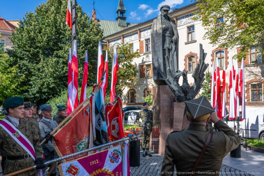 PW_544_009_fot. Piotr Wojnarowski.jpg-Kadrówka, marsz, Pierwsza Kadrowa, Piłsudski, Fryczek